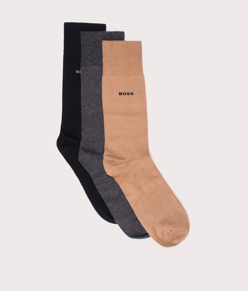 Hugo Boss Mens 3 Pack RS Socks GiftSet Uni CC